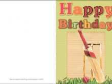 42 Free Cricket Birthday Card Template For Free for Cricket Birthday Card Template