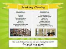 42 Free Housekeeping Flyer Templates Layouts with Housekeeping Flyer Templates