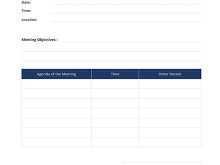 42 Free Meeting Agenda Format Doc For Free for Meeting Agenda Format Doc