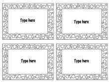 42 Free Printable Place Card Template 4 Per Page in Word with Place Card Template 4 Per Page
