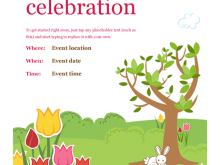 42 Free Printable Spring Event Flyer Template in Word by Spring Event Flyer Template