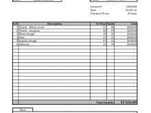 42 Free Printable Tile Contractor Invoice Template Formating by Tile Contractor Invoice Template