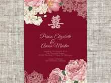 42 Free Printable Wedding Card Templates Asian for Ms Word for Wedding Card Templates Asian
