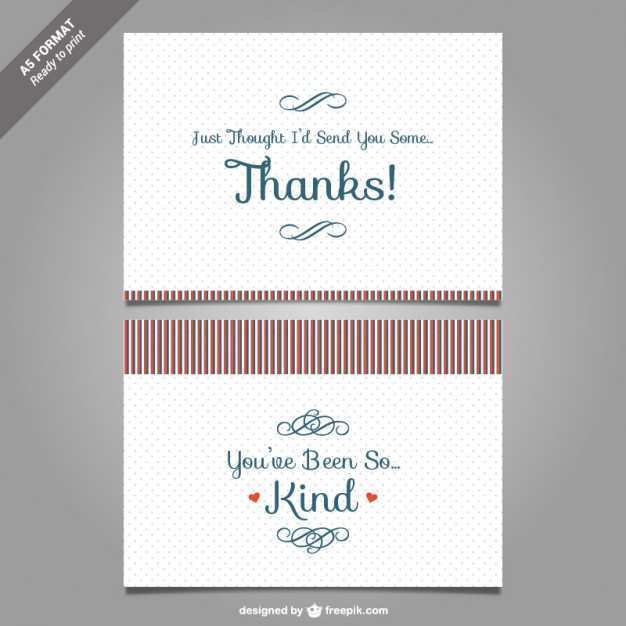 42 Free Thank You Card Templates For Word Maker for Thank You Card Templates For Word