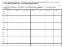 42 How To Create Class Schedule Calendar Template Download with Class Schedule Calendar Template