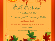 42 How To Create Free Printable Fall Festival Flyer Templates for Ms Word with Free Printable Fall Festival Flyer Templates