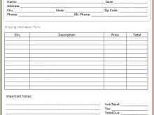 42 Online Blank Template Of Invoice Download with Blank Template Of Invoice