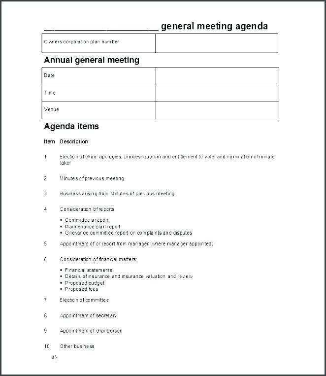 42 Online Meeting Agenda Template For Financial Advisors For Free with Meeting Agenda Template For Financial Advisors