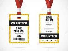 42 Online Volunteer Id Card Template Layouts with Volunteer Id Card Template