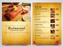 42 Printable Restaurant Menu Flyer Templates in Photoshop with Restaurant Menu Flyer Templates