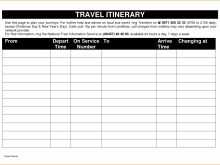 42 Printable Travel Itinerary Template By Day PSD File with Travel Itinerary Template By Day
