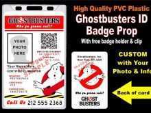 42 Report Ghostbusters Id Card Template Photo for Ghostbusters Id Card Template