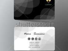 42 Standard 2 Sided Name Card Template Formating by 2 Sided Name Card Template
