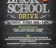 42 Standard Back To School Supply Drive Flyer Template in Word with Back To School Supply Drive Flyer Template
