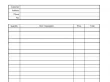 42 Standard Sample Blank Invoice Template Templates by Sample Blank Invoice Template
