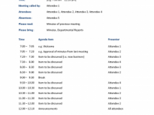 42 The Best Event Agenda Template Doc For Free for Event Agenda Template Doc