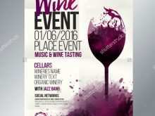 42 The Best Wine Tasting Event Flyer Template Free in Word with Wine Tasting Event Flyer Template Free