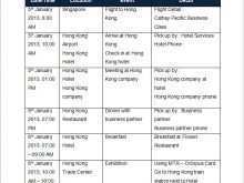 42 Travel Itinerary Template For Visa Application Formating with Travel Itinerary Template For Visa Application