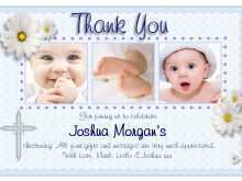 43 Adding Thank You Card Template Christening For Free by Thank You Card Template Christening