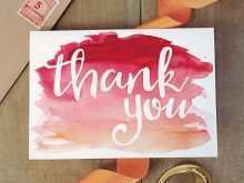 43 Best Pink Ribbon Thank You Card Template Maker with Pink Ribbon Thank You Card Template