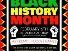 43 Blank Black History Month Flyer Template Free Download by Black History Month Flyer Template Free