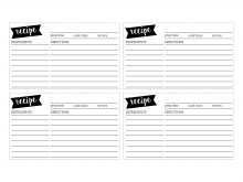43 Blank Card Template 4 Per Page by Card Template 4 Per Page