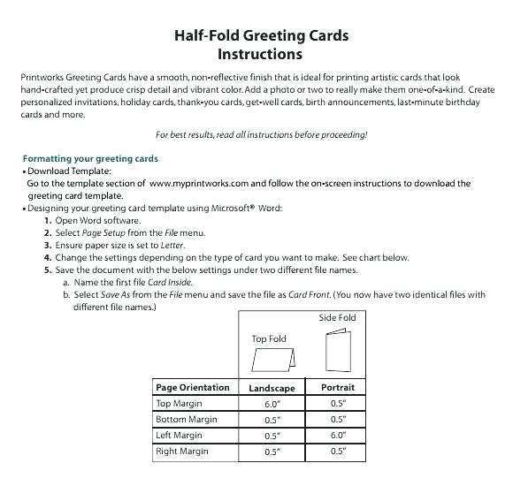 Half Fold Greeting Card Template from legaldbol.com