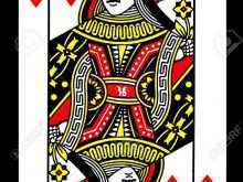 43 Blank Playing Card Template Queen Of Hearts in Photoshop by Playing Card Template Queen Of Hearts