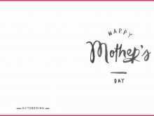 43 Blank Template Of Mother S Day Card in Word for Template Of Mother S Day Card