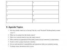 43 Creating Family Reunion Agenda Template With Stunning Design by Family Reunion Agenda Template