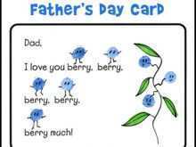 43 Creating Father S Day Card Template Kindergarten Photo with Father S Day Card Template Kindergarten