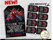 43 Creating Spiderman Thank You Card Template in Photoshop with Spiderman Thank You Card Template