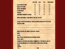 43 Creative Comment Card Template Restaurant Free PSD File by Comment Card Template Restaurant Free