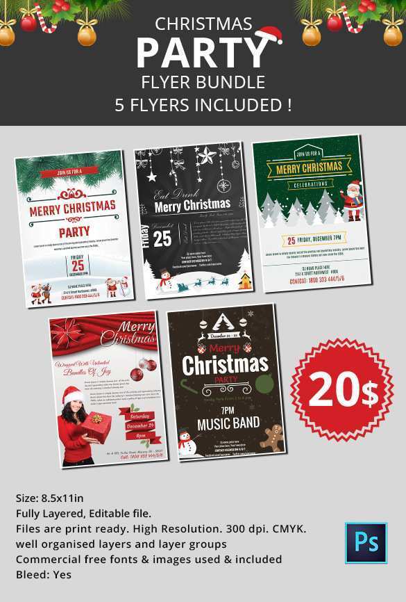 43 Creative Free Christmas Flyers Templates Maker by Free Christmas Flyers Templates