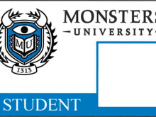 43 Creative Monsters University Id Card Template in Word for Monsters University Id Card Template