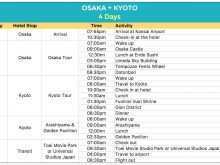 43 Creative Travel Itinerary Template Japan For Free by Travel Itinerary Template Japan