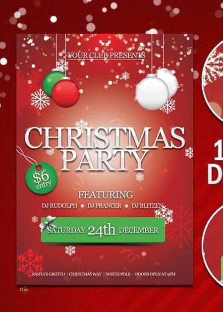 43 Customize Free Printable Christmas Party Flyer Templates Maker by Free Printable Christmas Party Flyer Templates