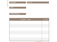 43 Customize Independent Contractor Invoice Template Now for Independent Contractor Invoice Template