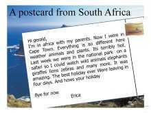 43 Customize Our Free Postcard Template Esl Formating by Postcard Template Esl