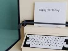 43 Customize Typewriter Pop Up Card Template Photo for Typewriter Pop Up Card Template