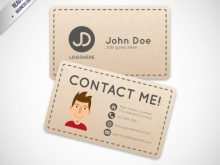 Cartoon Name Card Template