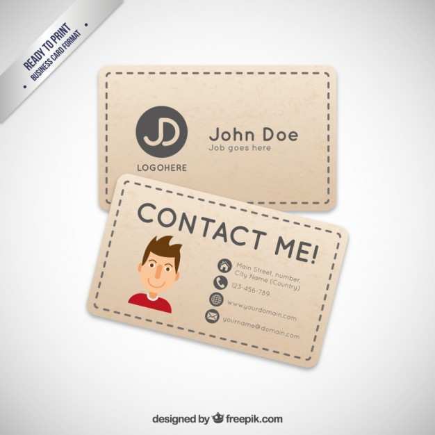 43 Free Cartoon Name Card Template for Ms Word with Cartoon Name Card Template