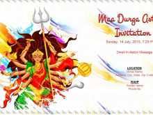 43 Free Invitation Card Sample Durga Puja Now by Invitation Card Sample Durga Puja