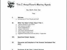 43 Free Printable Seminar Agenda Example for Seminar Agenda Example