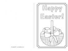 43 How To Create Easter Card Templates To Colour Templates with Easter Card Templates To Colour
