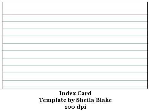 43 Index Card Template For Word 2010 Download with Index Card Template For Word 2010