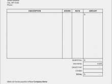43 Printable Blank Invoice Template in Word for Blank Invoice Template