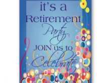 43 Printable Free Retirement Flyer Templates for Ms Word for Free Retirement Flyer Templates