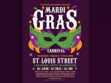 43 Printable Mardi Gras Party Flyer Templates Free Maker with Mardi Gras Party Flyer Templates Free