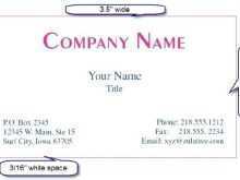 43 Printable Name Card Template Size in Word with Name Card Template Size
